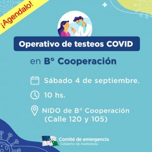 Lee más sobre el artículo COVID: nuevo operativo de testeos en Bº Cooperación