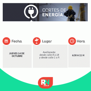 Lee más sobre el artículo Programaron un corte de energía para mañana jueves en un sector de Avellaneda