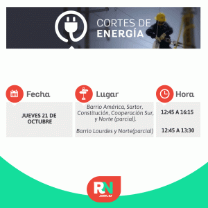 Lee más sobre el artículo Corte de energía para mañana jueves en barrios de Avellaneda