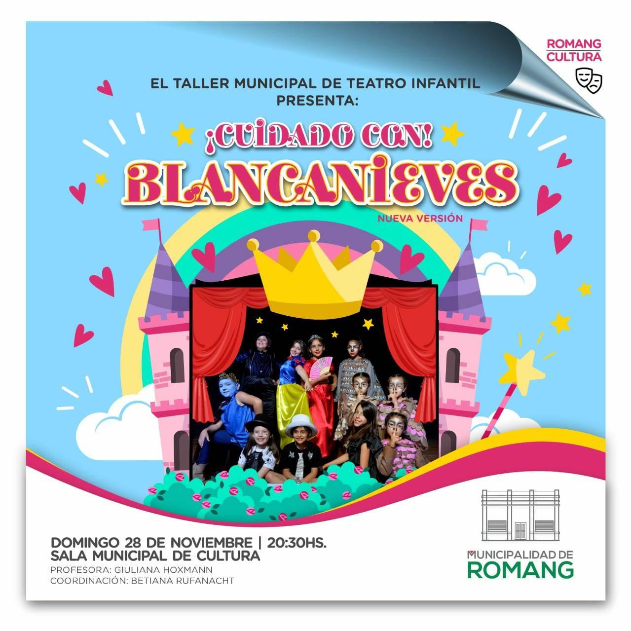 Lee más sobre el artículo El Taller Municipal de Teatro Infantil de Romang presenta: ¡Cuidado con Blancanieves!