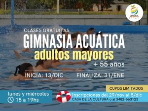 Lee más sobre el artículo Clases de Gimnasia Acuática para adultos mayores