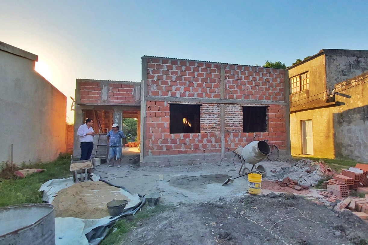 Lee más sobre el artículo Avanza la construcción de viviendas con el Plan en Terrenos Propios en Malabrigo