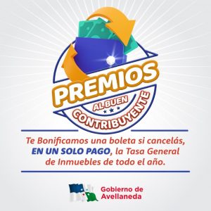 Lee más sobre el artículo Avellaneda premia al Buen Contribuyente