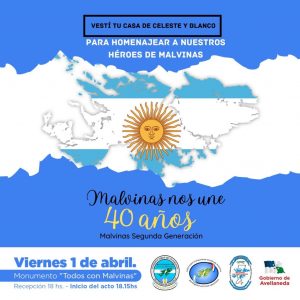 Lee más sobre el artículo Avellaneda conmemorará los 40 años de la gesta de Malvinas