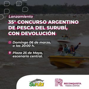 Lee más sobre el artículo El domingo será el lanzamiento del Concurso del Surubí
