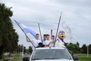 Lee más sobre el artículo La llama de los Juegos Suramericanos de la Juventud recorrió Reconquista