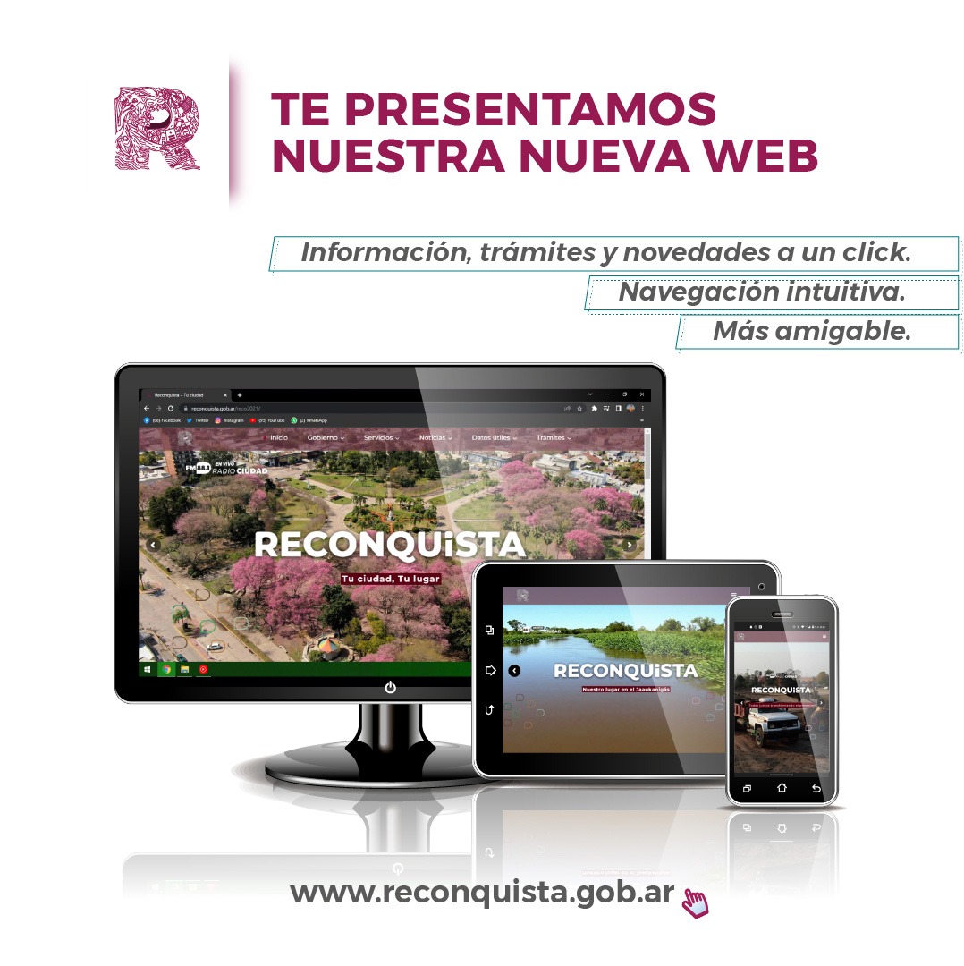 Lee más sobre el artículo Reconquista tiene nuevo sitio web