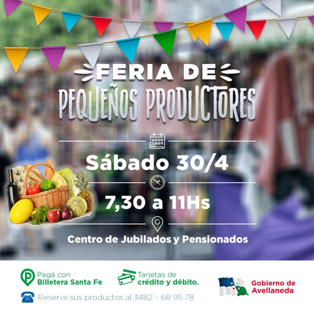 Feria de pequeños productores en Avellaneda: Visitala este sábado