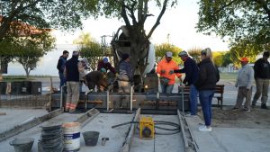 Lee más sobre el artículo Progresa la remodelación de plaza San Martín en Malabrigo