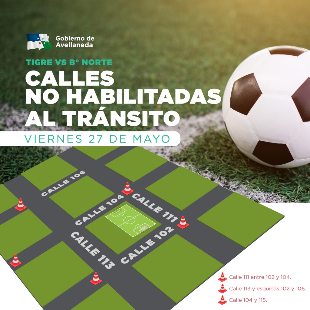 Lee más sobre el artículo Hoy, fútbol en Avellaneda: calles que permanecerán cerradas al paso del tránsito durante el partido