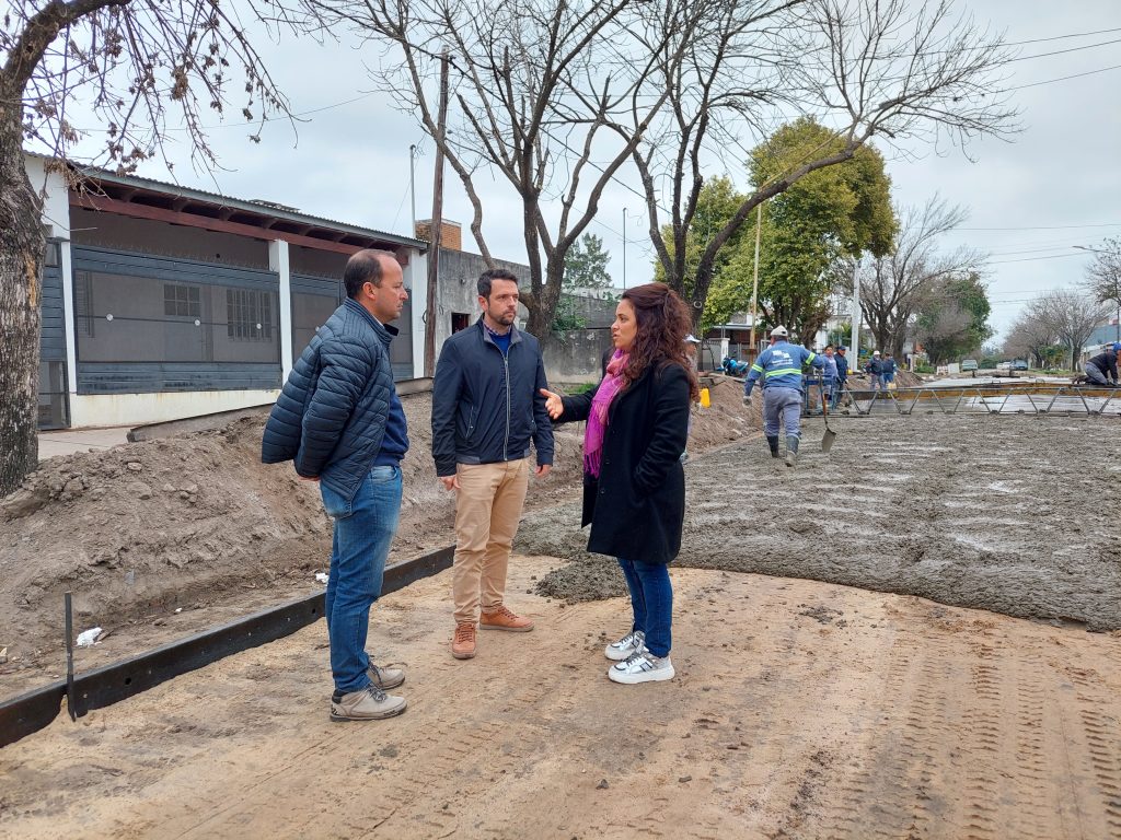 Avanza el plan de pavimento en Avellaneda