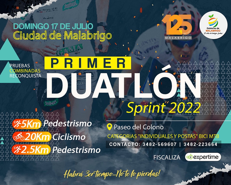 Lee más sobre el artículo Primer Duatlón Sprint 2022 en Malabrigo