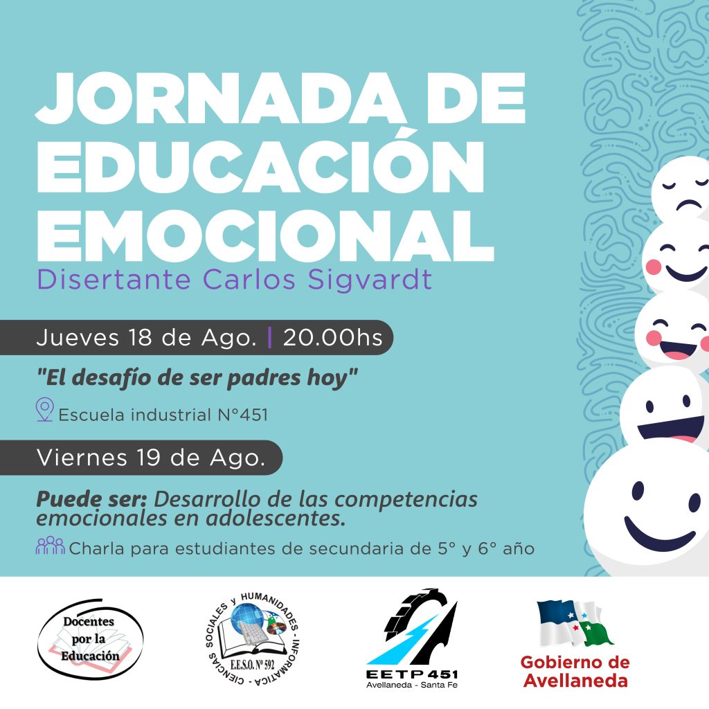 Lee más sobre el artículo Llega una Jornada de Educación Emocional para padres y adolescentes en Avellaneda