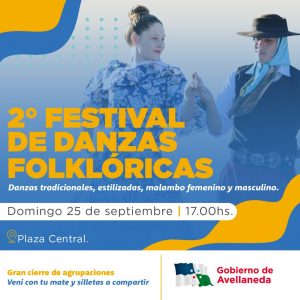 Avellaneda se engalana con el 2° Festival de Danzas Folclóricas