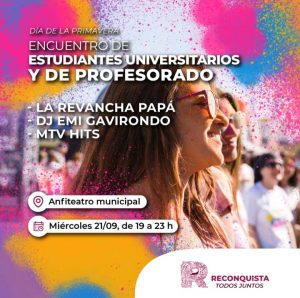 Lee más sobre el artículo Universitarios y terciarios festejan el Día de la Primavera a lo grande