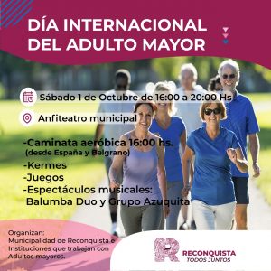 Lee más sobre el artículo Reconquista festeja el Día Internacional del Adulto Mayor