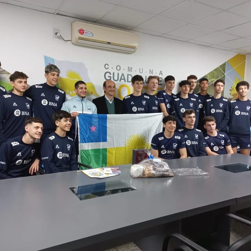Guadalupe Norte recibió a la Selección Argentina de Voley Masculino U 19
