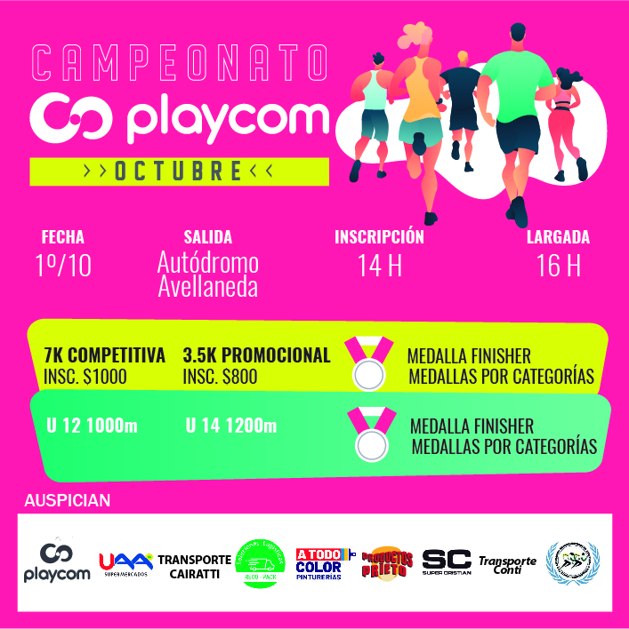 Este sábado es la 4ª fecha del Campeonato Playcom 2022