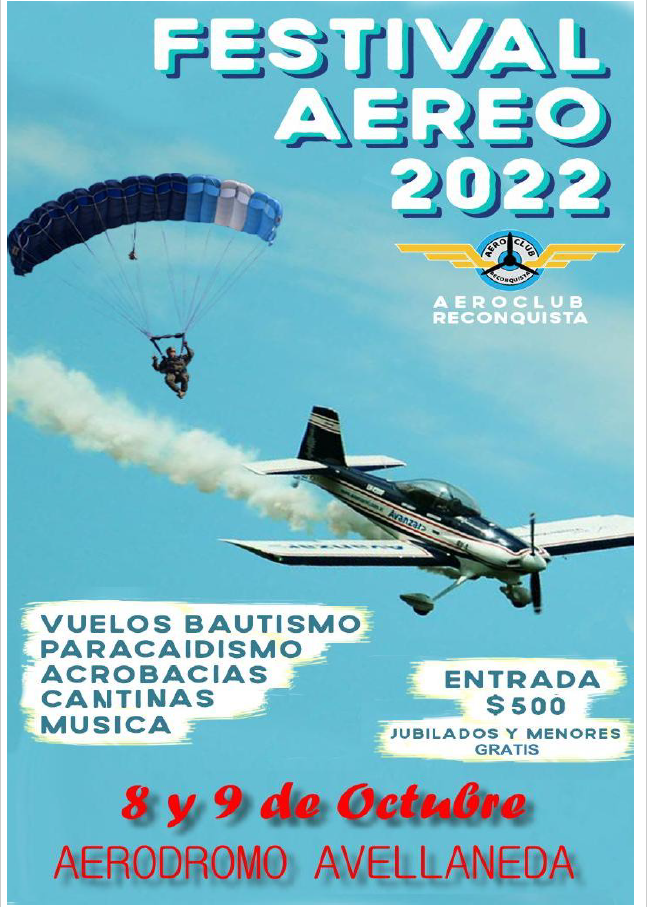 Se viene una nueva edición del Festival Aéreo 2022 en Avellaneda