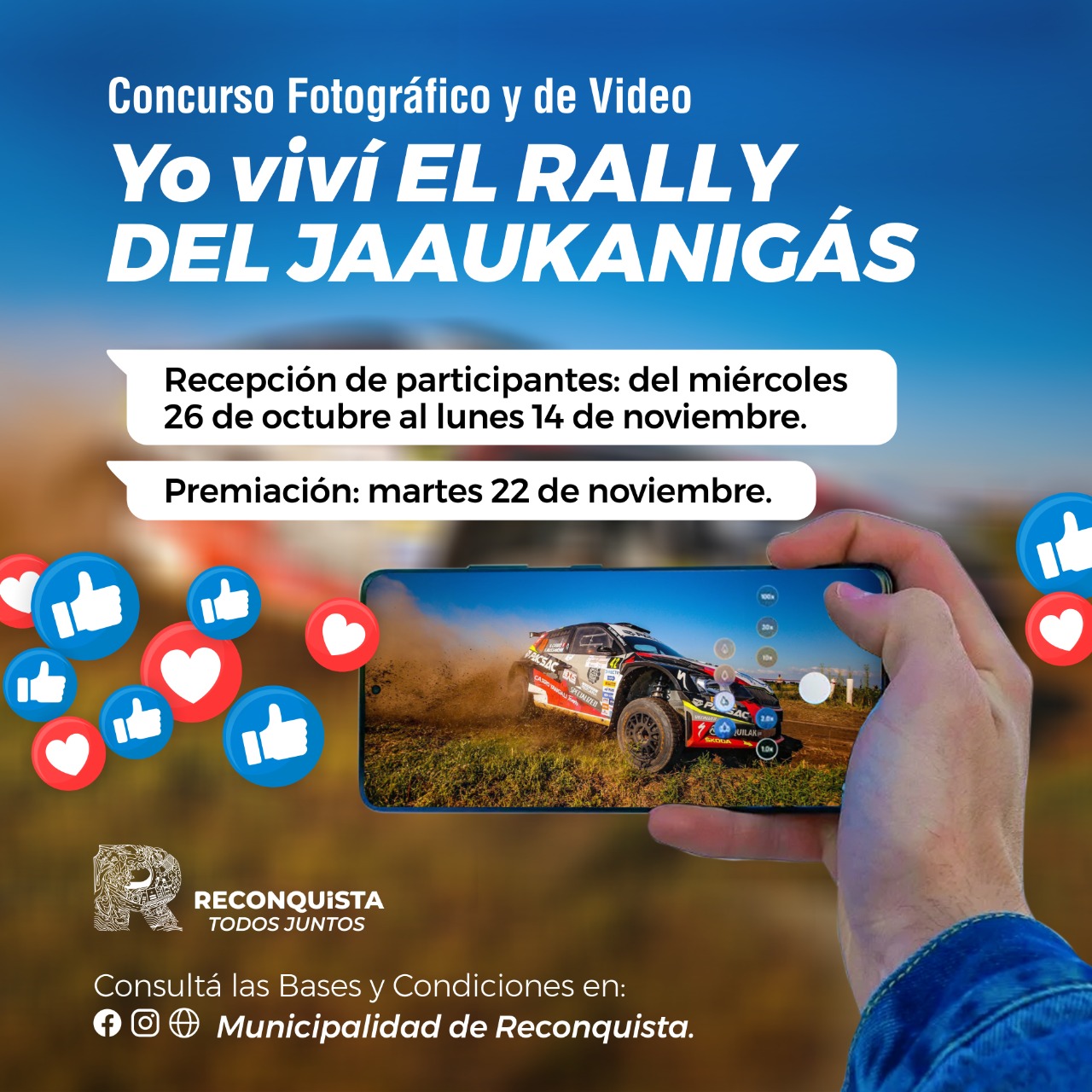 Lee más sobre el artículo Reconquista lanzó el concurso «Yo viví el Rally del Jaaunkanigás»