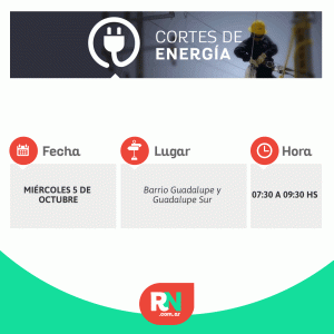 Lee más sobre el artículo Corte de energía para mañana miércoles en barrios de Reconquista