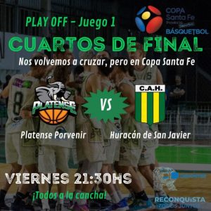 Lee más sobre el artículo Básquet: se viene Platense-Huracán por los 4º de Final de la Copa Santa Fe