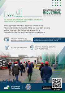 Lee más sobre el artículo Estudiá Tecnicatura superior en Mantenimiento Industrial en Avellaneda
