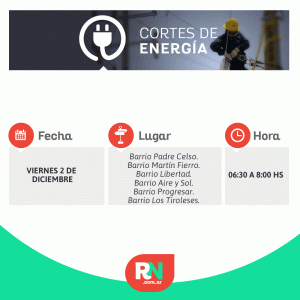 Lee más sobre el artículo Corte de energía para mañana viernes en barrios de Avellaneda