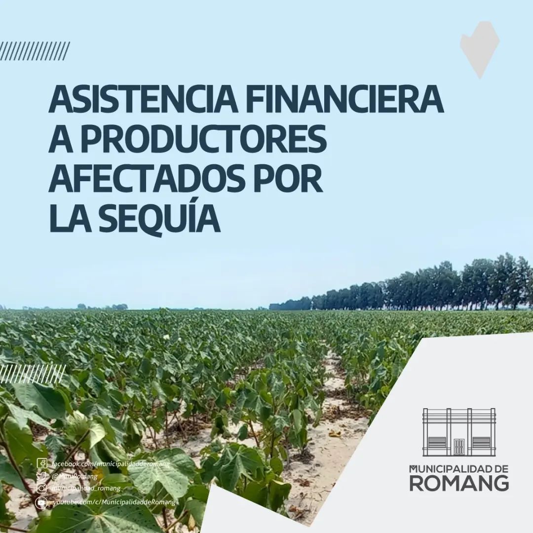 Lee más sobre el artículo Romang: Asistencia financiera a productores afectados por sequía