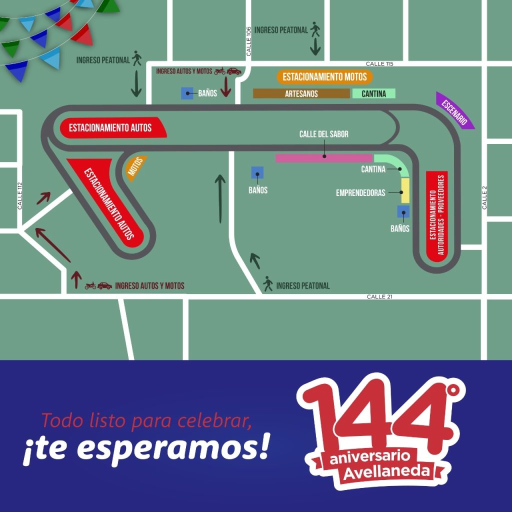 Lee más sobre el artículo ¡Todo listo para celebrar los 144 años de Avellaneda!