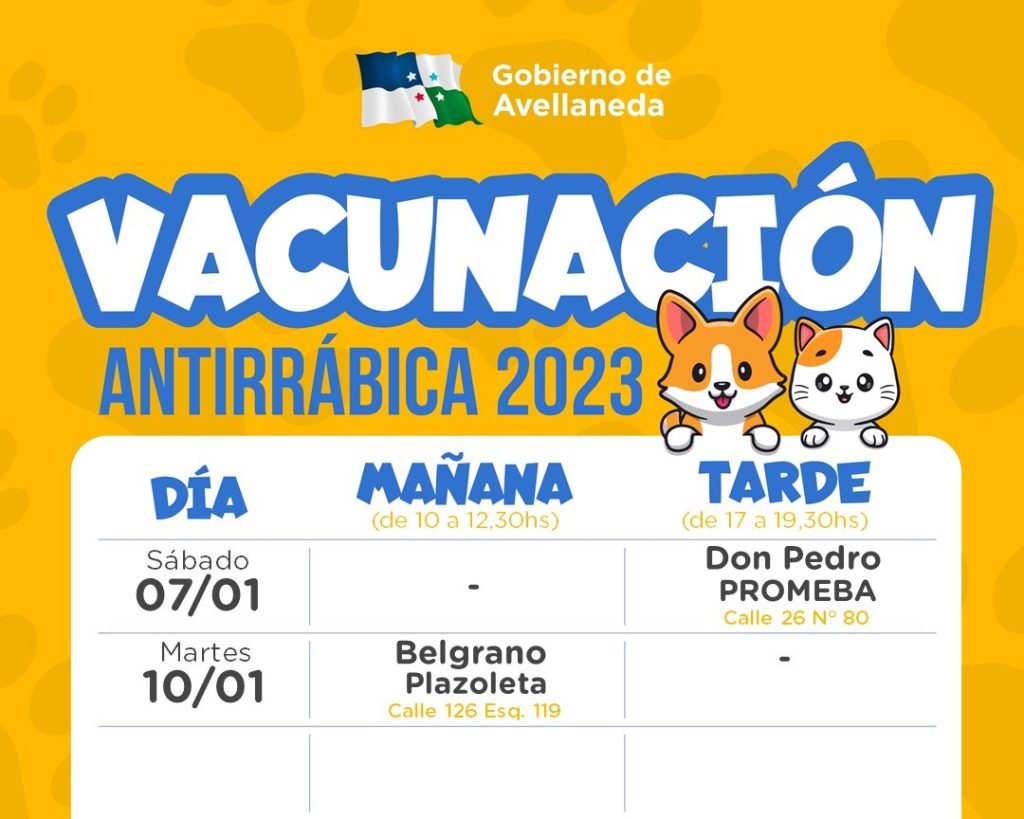 Lee más sobre el artículo Vacunación antirrábica: Se aplicará a mascotas en el PROMEBA