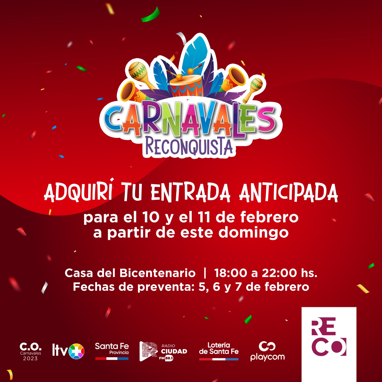 Carnavales 2023: anticipate y comprá tu entrada a partir del domingo