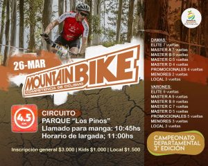 Lee más sobre el artículo Campeonato Departamental de MTB, 3° edición
