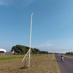 Municipalidad de Romang iluminación Ruta 1