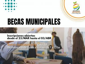 Estudiantes: Programa de Becas Municipales 2022 en Malabrigo