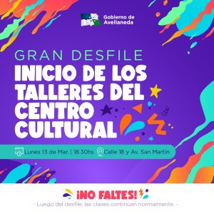 Lee más sobre el artículo Inician los talleres del Centro Cultural Municipal de Avellaneda
