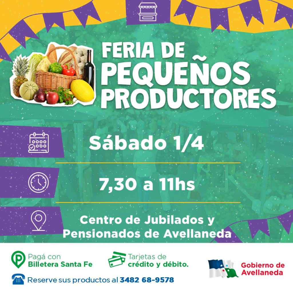 Lee más sobre el artículo Este sábado, habrá feria de pequeños productores en Avellaneda
