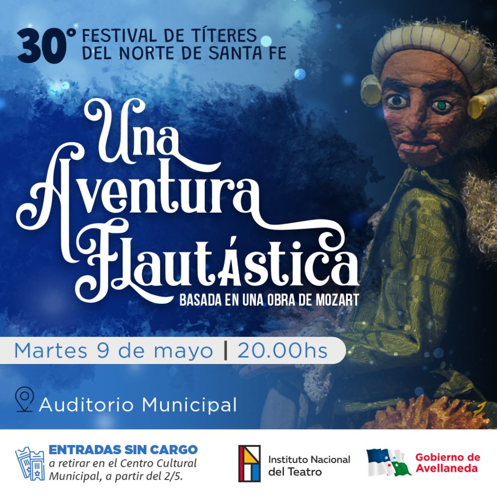Lee más sobre el artículo La obra de títeres “Una aventura flautástica” llega a Avellaneda