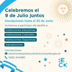 Lee más sobre el artículo Celebremos el 9 de Julio juntos