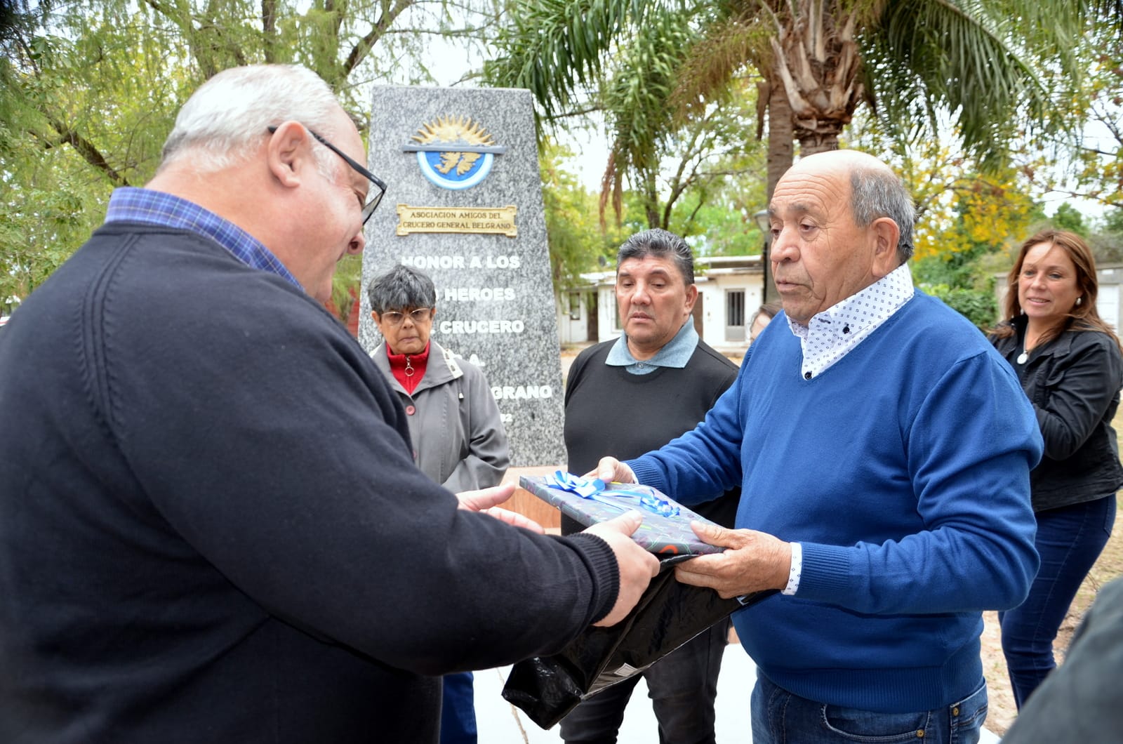 Lee más sobre el artículo Romang inauguró un cenotafio en memoria de los 323 héroes del Crucero Belgrano