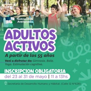 Lee más sobre el artículo “Adultos activos” inscribe a una nueva convocatoria de actividades físicas y estimulación cognitiva