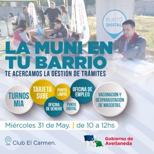 Lee más sobre el artículo “La Muni en tu barrio” llega al paraje rural El Carmen