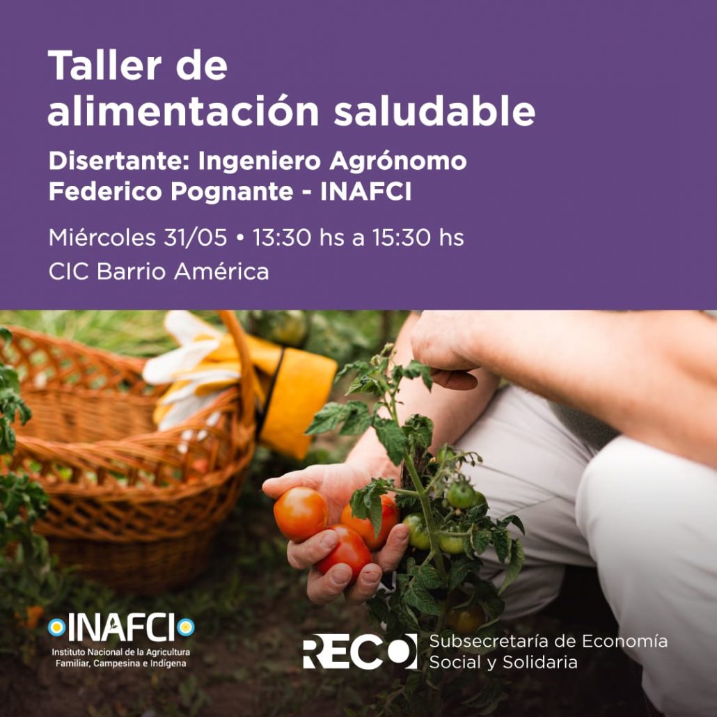 Descubre el poder de una alimentación saludable: Taller gratuito en Reconquista