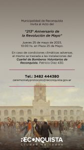 Lee más sobre el artículo ¡Celebremos juntos el 213° Aniversario de la Revolución de Mayo!