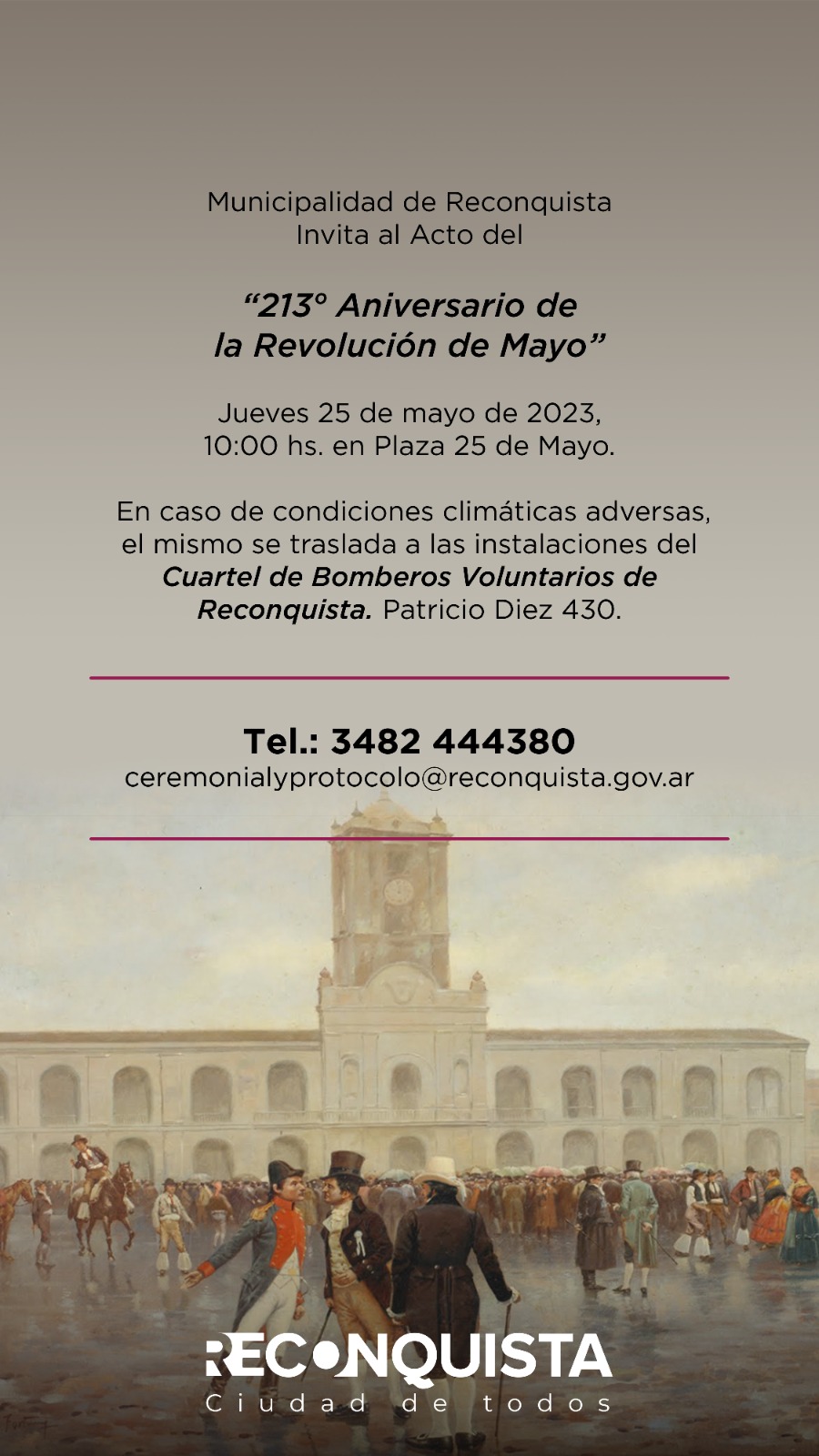 Lee más sobre el artículo ¡Celebremos juntos el 213° Aniversario de la Revolución de Mayo!