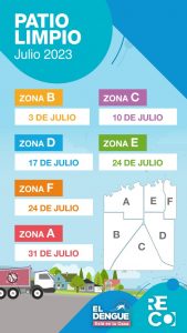 Lee más sobre el artículo Cronograma Patio Limpio mes de julio