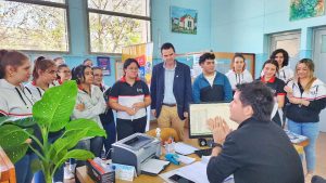 Lee más sobre el artículo Malabrigo: estudiantes secundarios visitaron el municipio