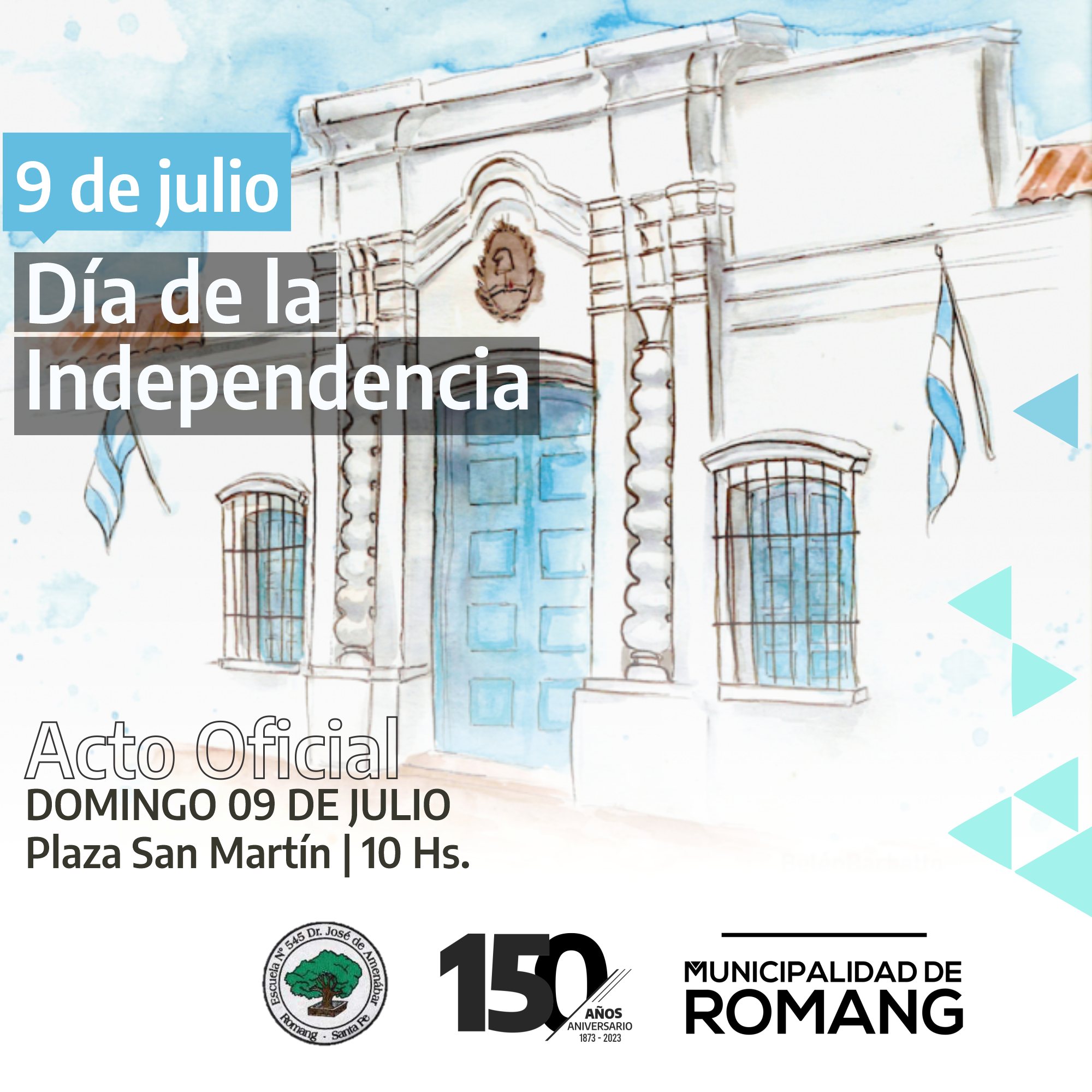 Lee más sobre el artículo Romang: Acto Oficial del Día de la Independencia