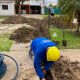 Avances en conexiones de agua en Barrio América