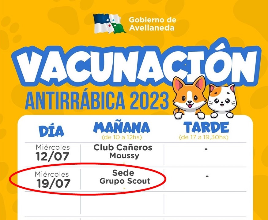 Lee más sobre el artículo Hoy, vacunación antirrábica de mascotas en Avellaneda